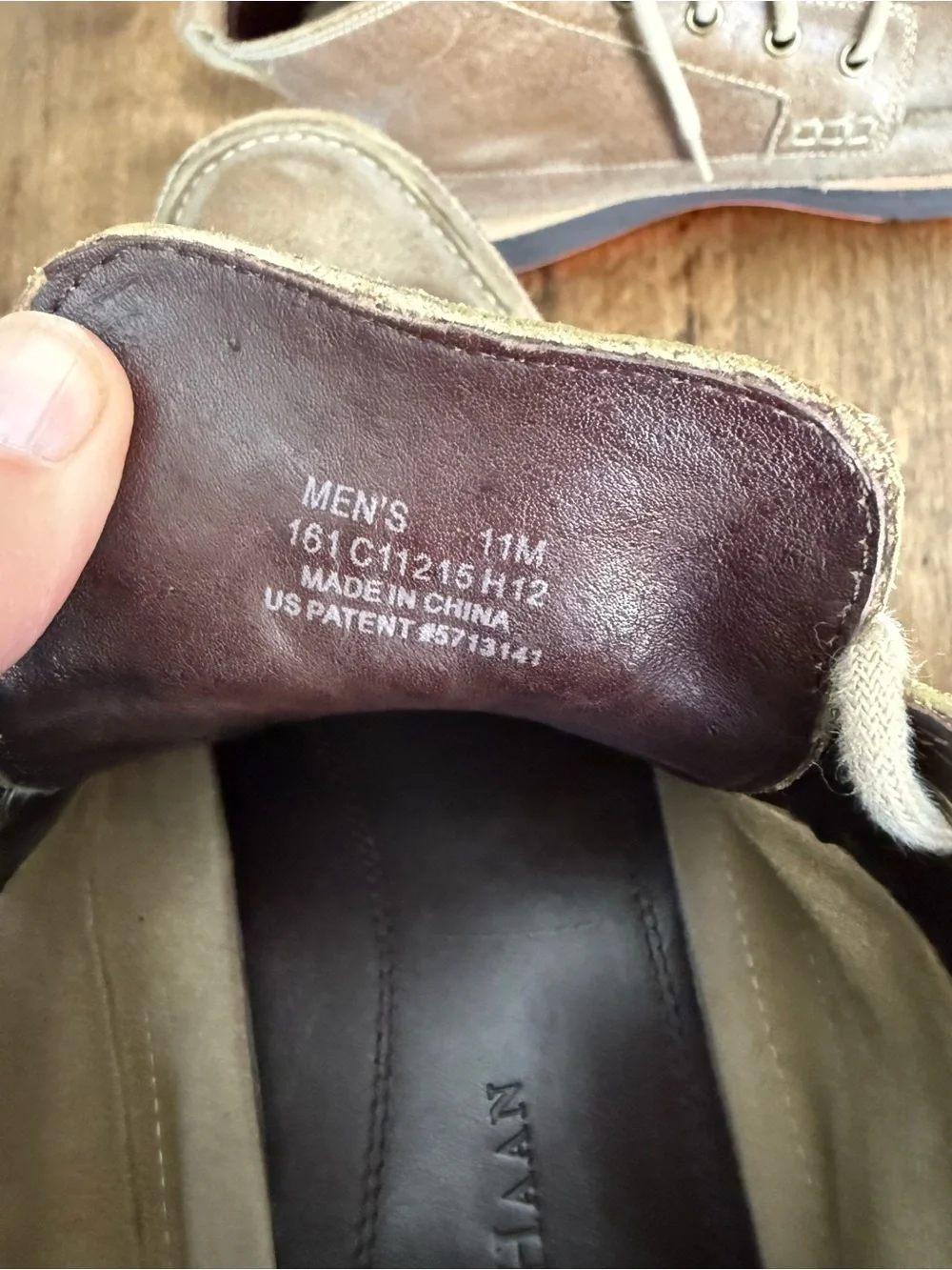 Men's Cole Haan Tan Suede Chukka Boots  - Lace-Up Casual
